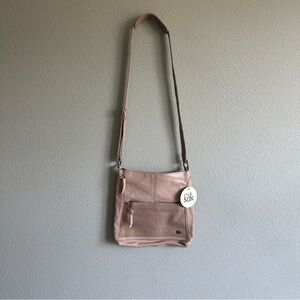 NWT The Sak Tan Metallic Crossbody Bag